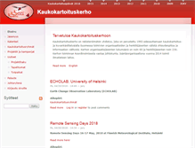 Tablet Screenshot of kaukokartoituskerho.fi